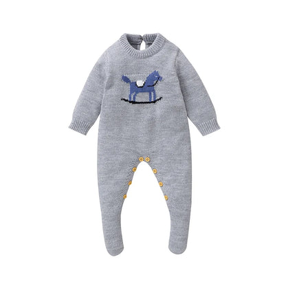 Oeko-tex Baby Romper Knitted Boys’ Clothes- Tiny Hands
