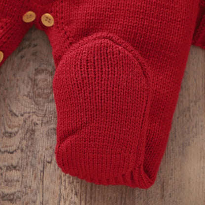 Wholesale Soft Knitted Baby Romper & Blanket Set - Tiny Hands