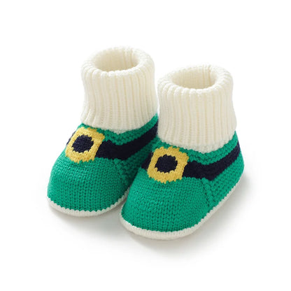 Santa Knit Booties – Tiny Hands