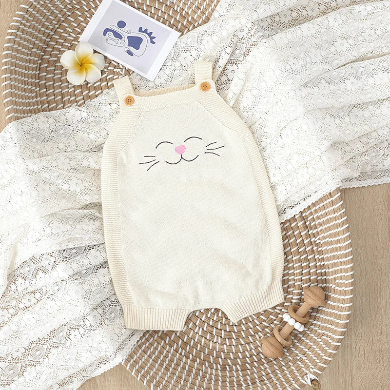 Baby Rompers, Soft Cotton Knit Jumpsuits for Kids - Tiny Hands