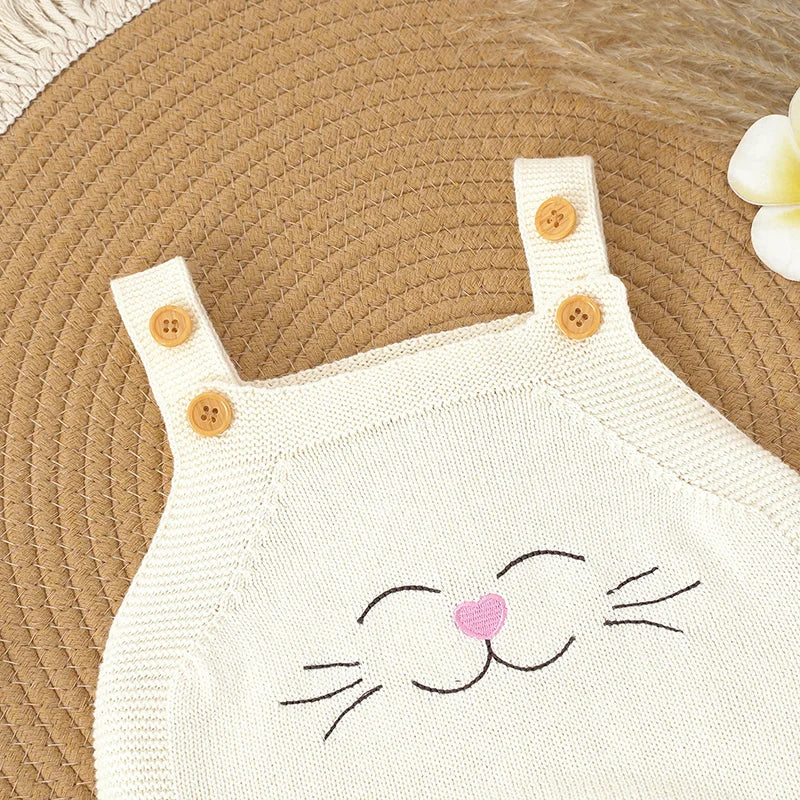 Baby Rompers, Soft Cotton Knit Jumpsuits for Kids - Tiny Hands
