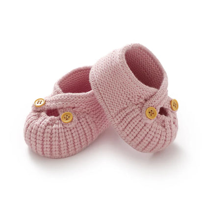 Soft Knitted Newborn Baby Walking Socks Shoes- Tiny Hands