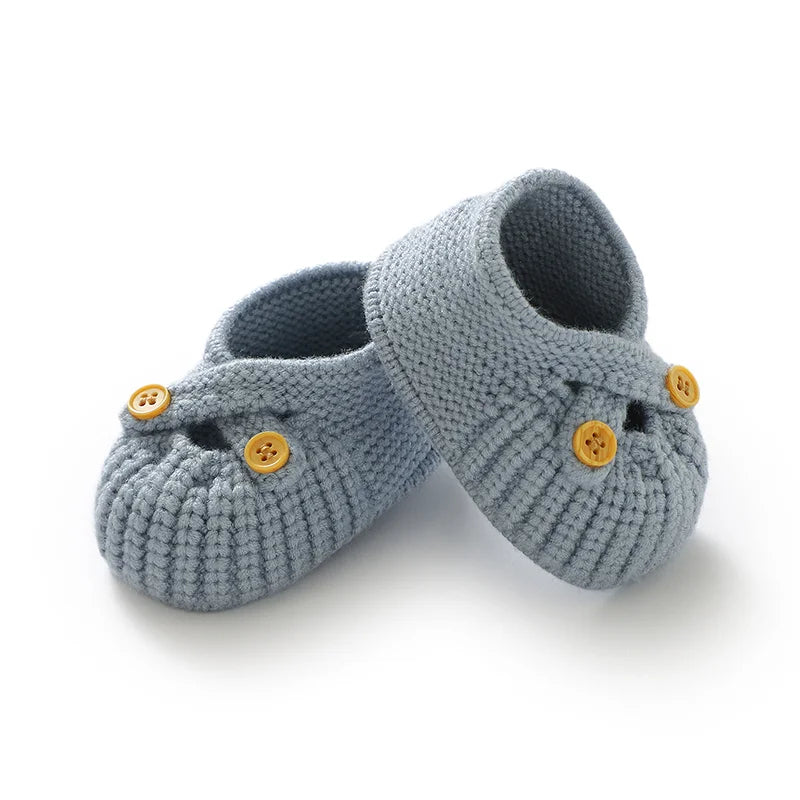 Soft Knitted Newborn Baby Walking Socks Shoes- Tiny Hands