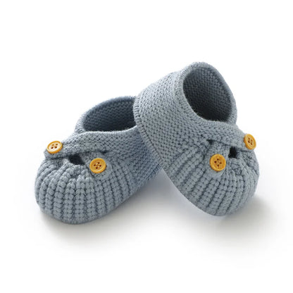 Soft Knitted Newborn Baby Walking Socks Shoes- Tiny Hands