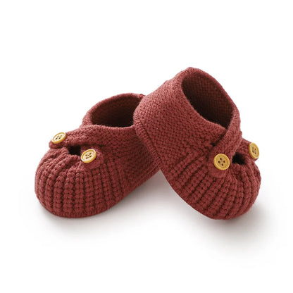 Soft Knitted Newborn Baby Walking Socks Shoes- Tiny Hands