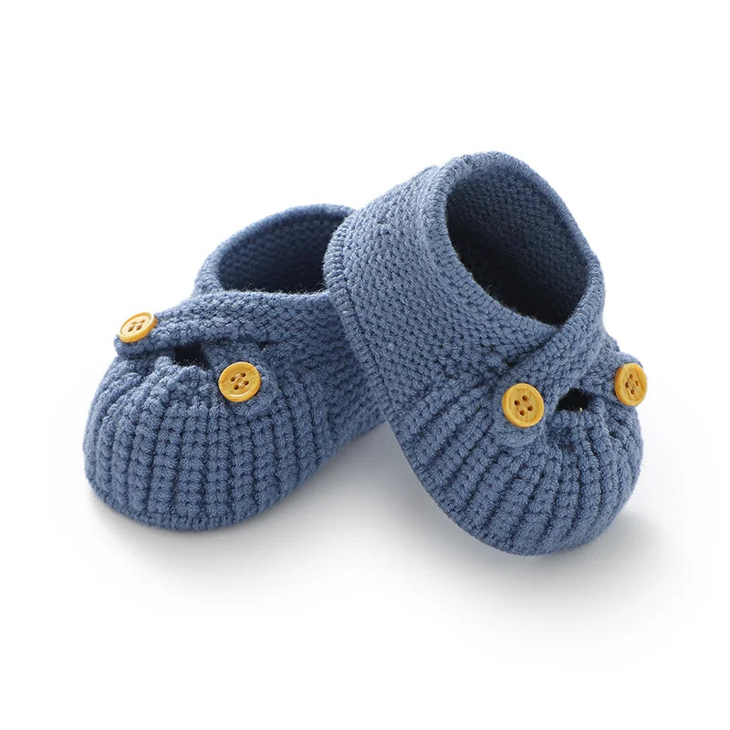 Soft Knitted Newborn Baby Walking Socks Shoes- Tiny Hands