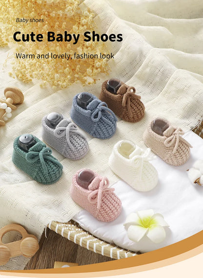 Winter Baby Knit Boots Gloves Combo – Tiny Hands